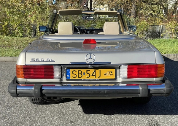 Mercedes-Benz SL cena 139000 przebieg: 90000, rok produkcji 1987 z Luboń małe 781